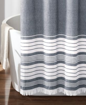 Nantucket Yarn Dyed Cotton Shower Curtain, 72" x 72"