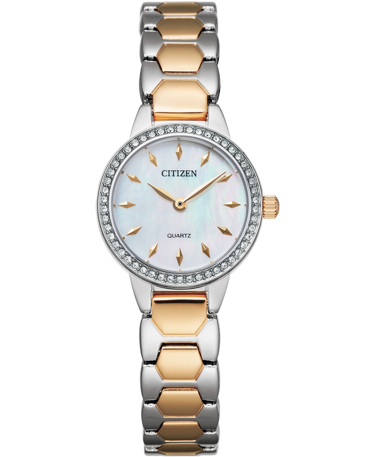 Women's Quartz Two-Tone Stainless Steel Bracelet Watch 24mm - Two Tone
