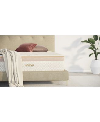 Saatva - Zenhaven 13.5" Luxury Firm Mattress Set- Full