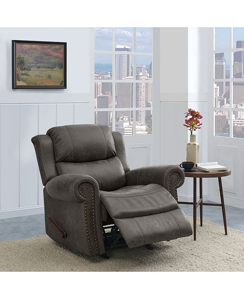 ProLounger Extra Large Rocker Rolled Arm Recliner Chair & Reviews