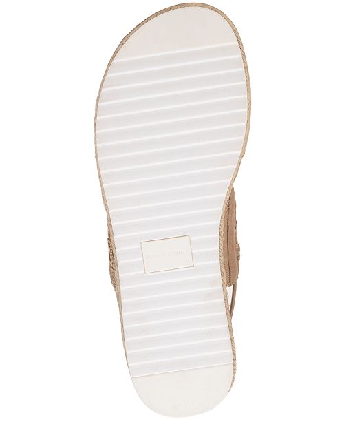 Sun + Stone Karli Flatform Sandals, Created for Macy's & Reviews ...