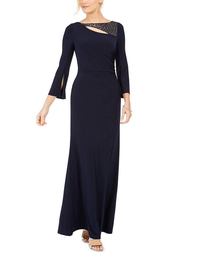 Vince Camuto Embellished Keyhole Gown & Reviews - Dresses - Women - Macy's