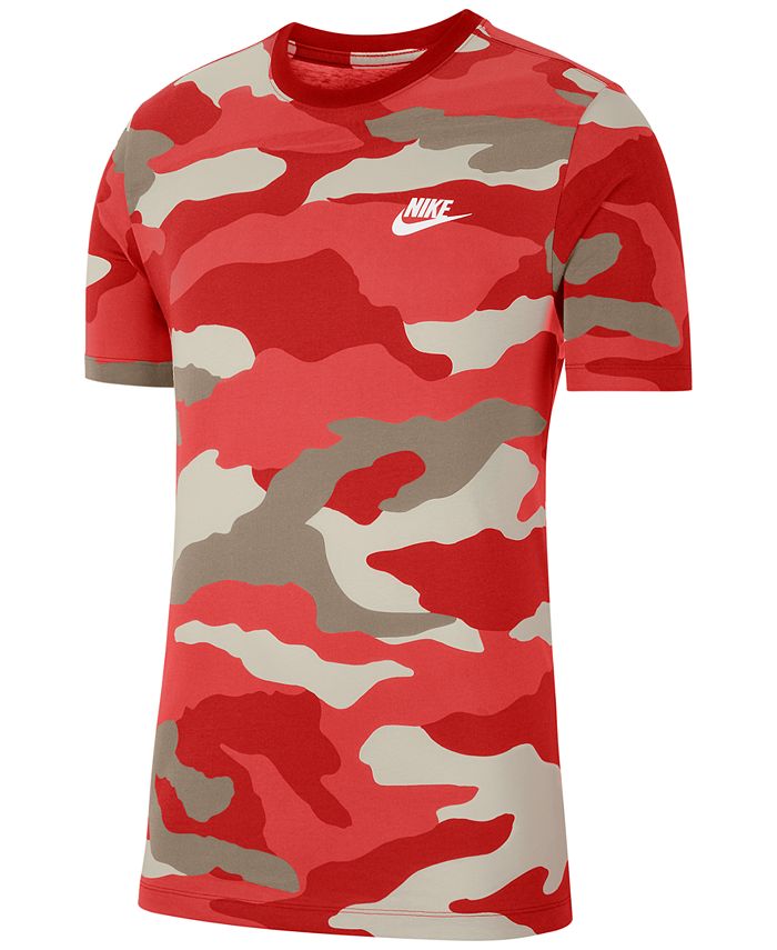 Nike Men's Sportswear Camo T-Shirt - Macy's