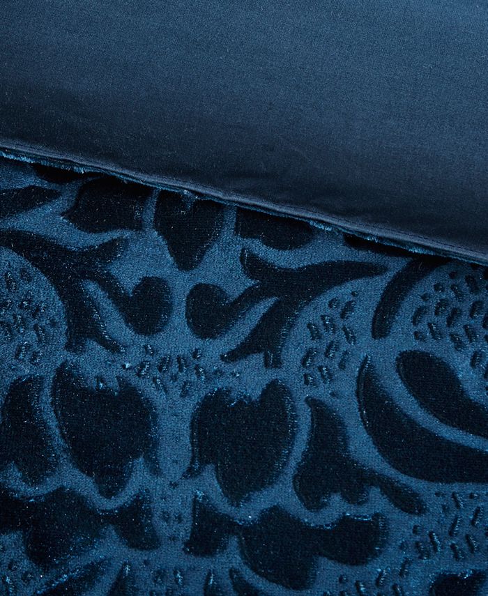 Madison Park Irene Velvet 5Piece Queen Comforter Set Macy's