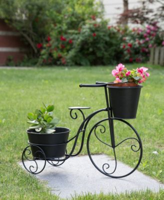 Metal Bicycle Planter