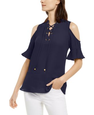 macys michael kors tops