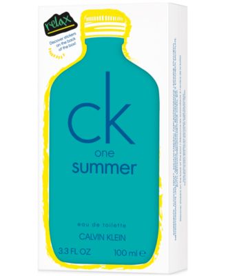 Calvin Klein CK One Summer Eau de Toilette, 3.3-oz. - Macy's