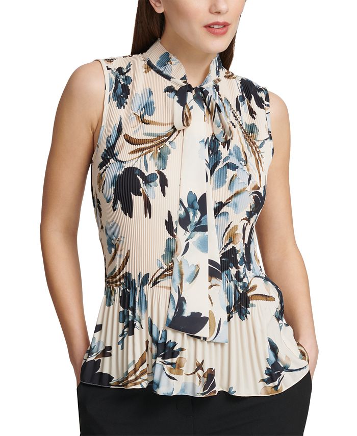  Printed Hanging Neck Sleeveless Pleated Off Shoulder  Elegant,Customer Return pallets,Deal of The Day Lighting,Cheap Flowy Shirts,Preppy  Stuff Under 5 Dollars,Return Items, : Clothing, Shoes & Jewelry