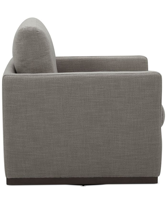 Furniture CLOSEOUT! Joud Fabric Accent Swivel Chair & Reviews