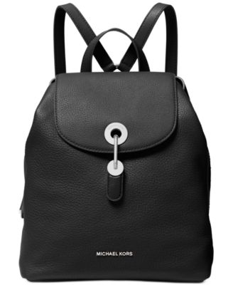 Michael Kors Raven Leather Backpack 