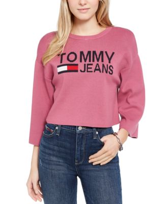 tommy cropped sweater