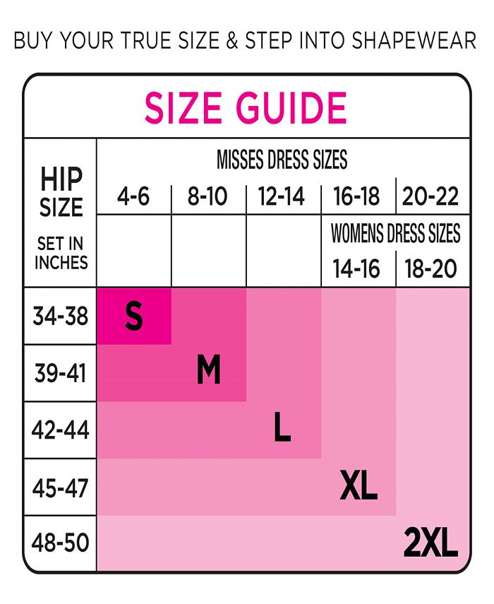 Maidenform Size Chart | ubicaciondepersonas.cdmx.gob.mx