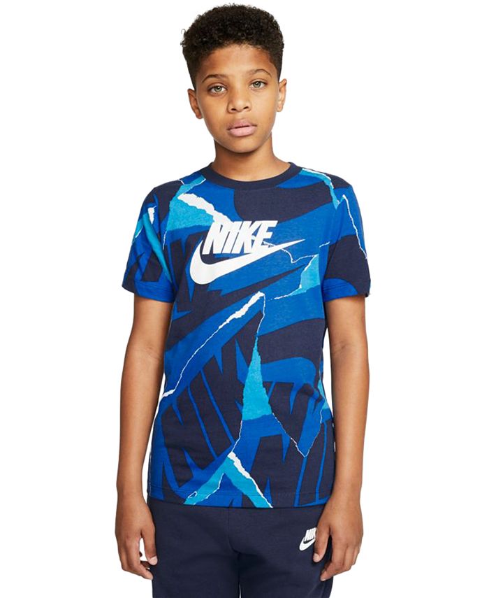Nike Big Boys Cotton Logo TShirt Macy's