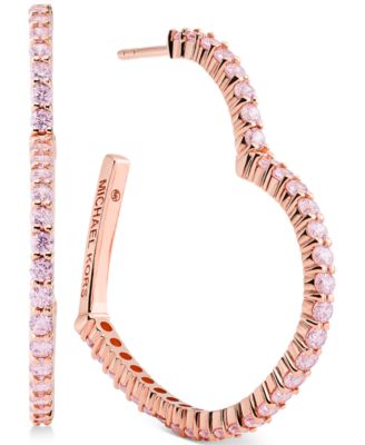 michael kors hoop earrings