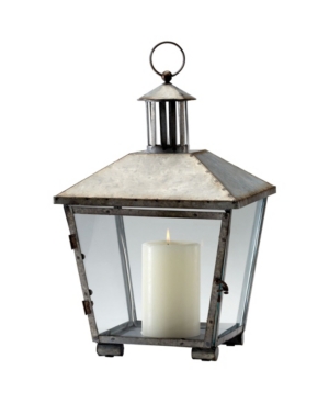 Shop Cyan Design Delta Lantern Candleholder In Bronze