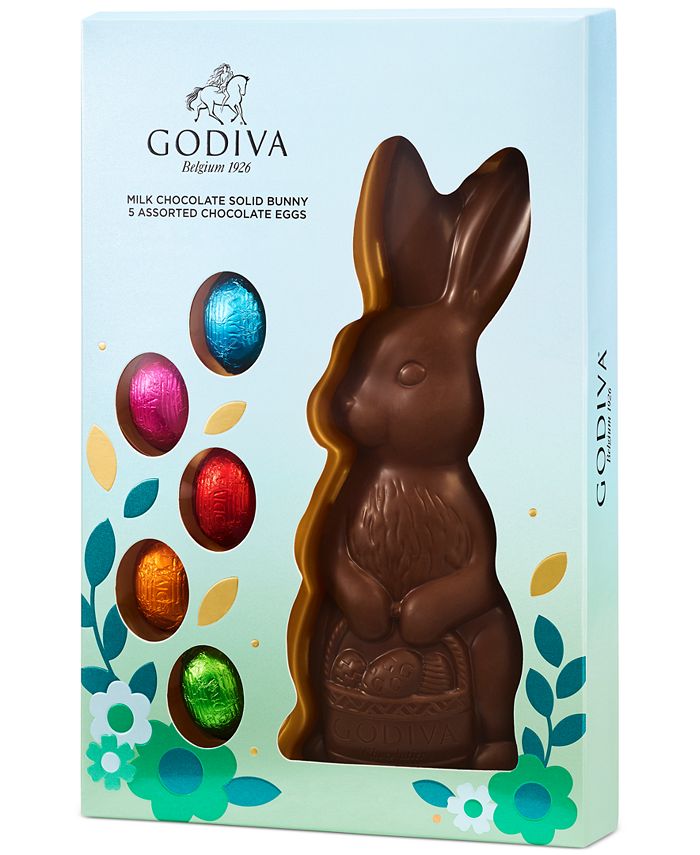 Godiva Chocolatier Solid Milk Chocolate Bunny & Chocolate Eggs Macy's