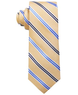 Lauren Ralph Lauren - Big Boys Yellow Stripe Silk Tie