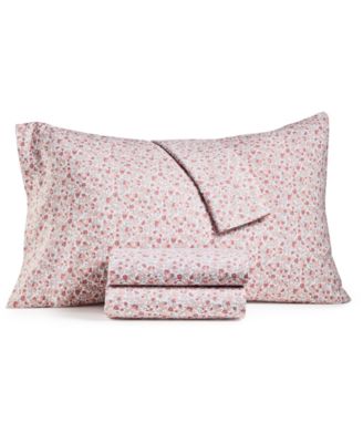 Martha Stewart Collection - Essentials 4-Pc. Printed Microfiber California King Sheet Set