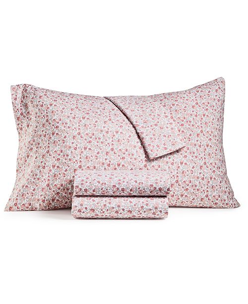 Martha Stewart Collection 3Pc. Printed Microfiber Twin XL Sheet Set