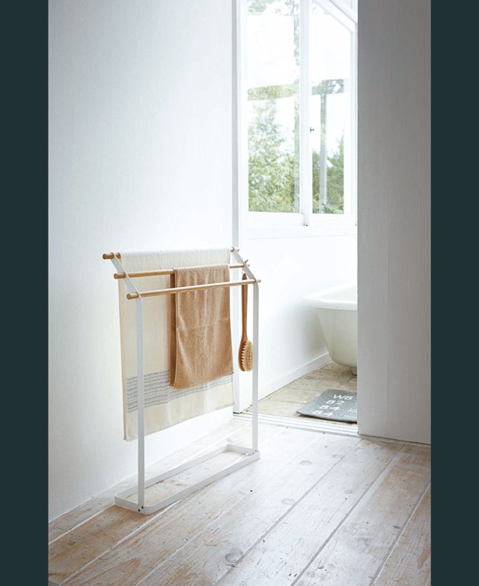 Free Standing Bath Towel Hanger, Yamazaki Home