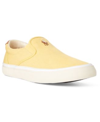yellow polo shoes