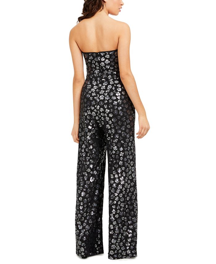 strapless sequin top