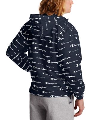 half zip windbreaker champion