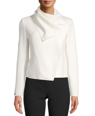 anne klein asymmetrical jacket