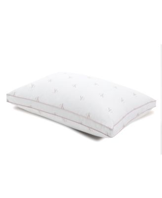 Calvin Klein - Monogram Logo Firm Support Cotton Pillow, Standard/Queen