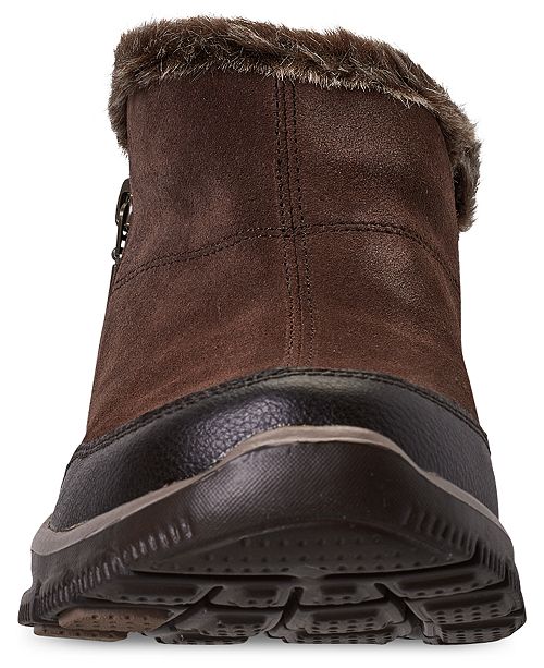 skechers relaxed fit easy going high zip women's ankle boots