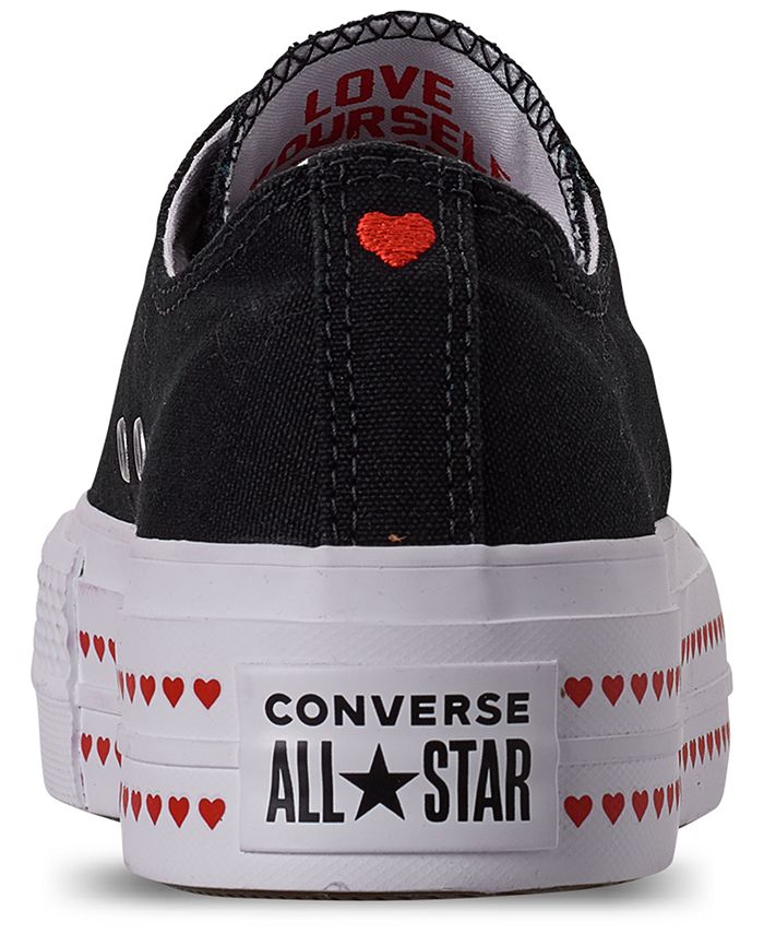 converse love fearlessly low top