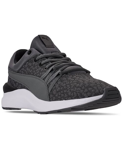 Puma Women S Adela Graphic Knit Casual Sneakers From Finish