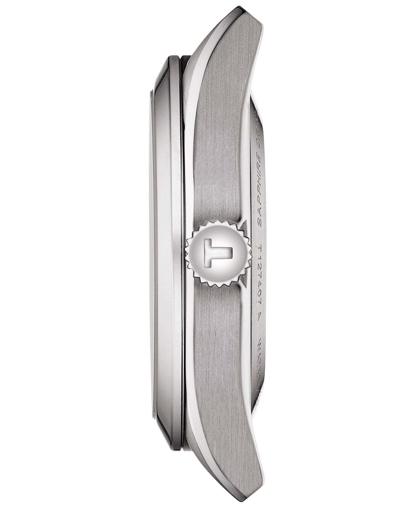 Мужские часы Tissot Swiss Automatic T-Classic Gentleman Powermatic 80 Silicium Stainless Steel Bracelet Watch 40mm — фото 3
