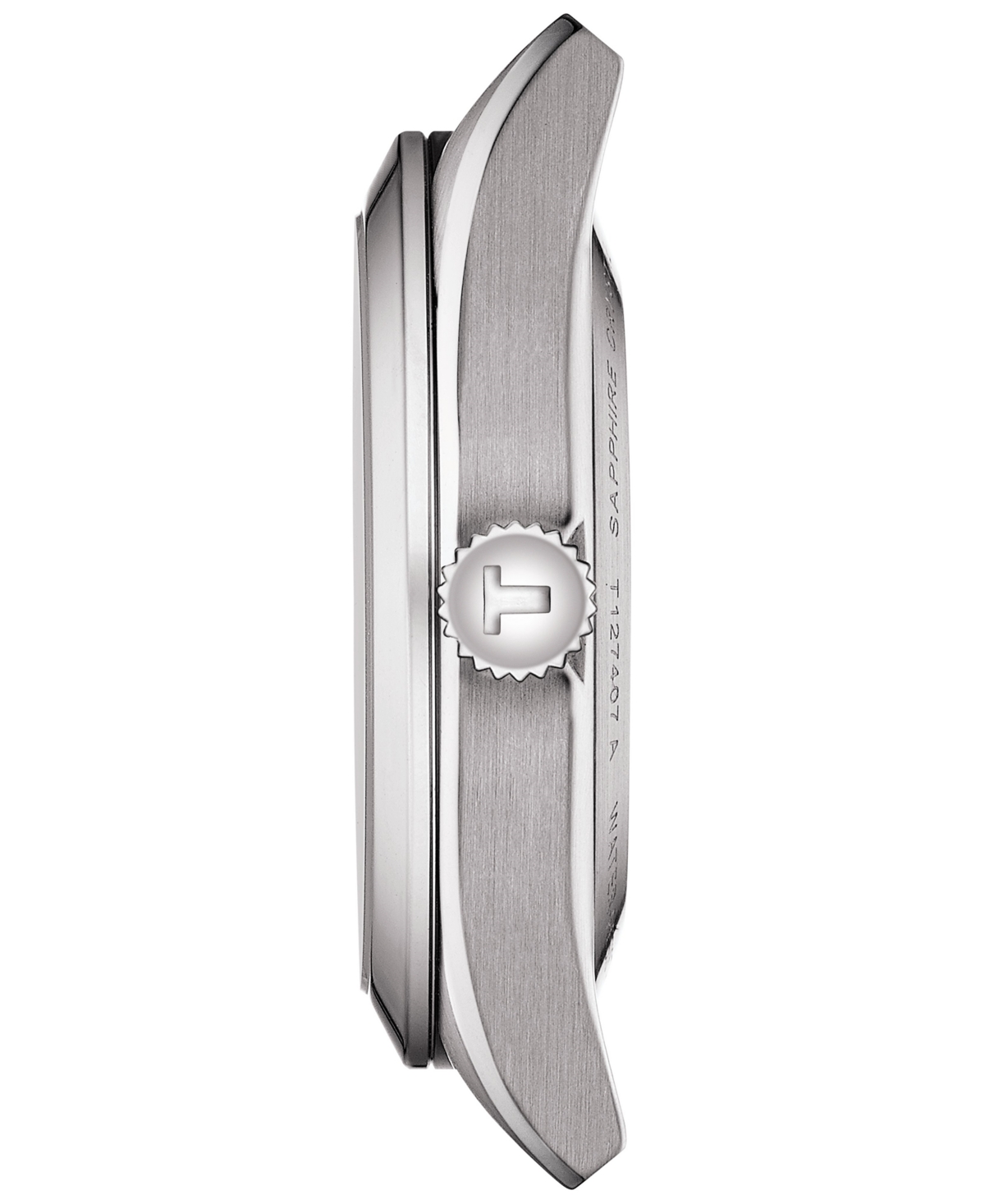 Tissot Men's Swiss Automatic T-classic Gentleman Powermatic 80 Silicium Stainless Steel Bracelet Watch 40mm In Silver