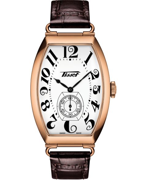 Часы Tissot Unisex Swiss Automatic Heritage Porto Brown Leather Strap Watch 42mm