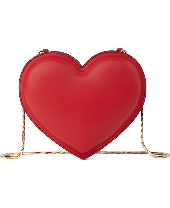 kate spade new york 3D Heart Leather Crossbody - Macy's