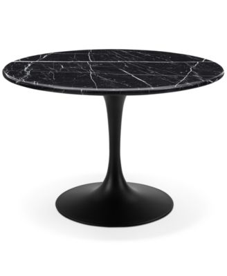Furniture - Colfax Black Marble Table
