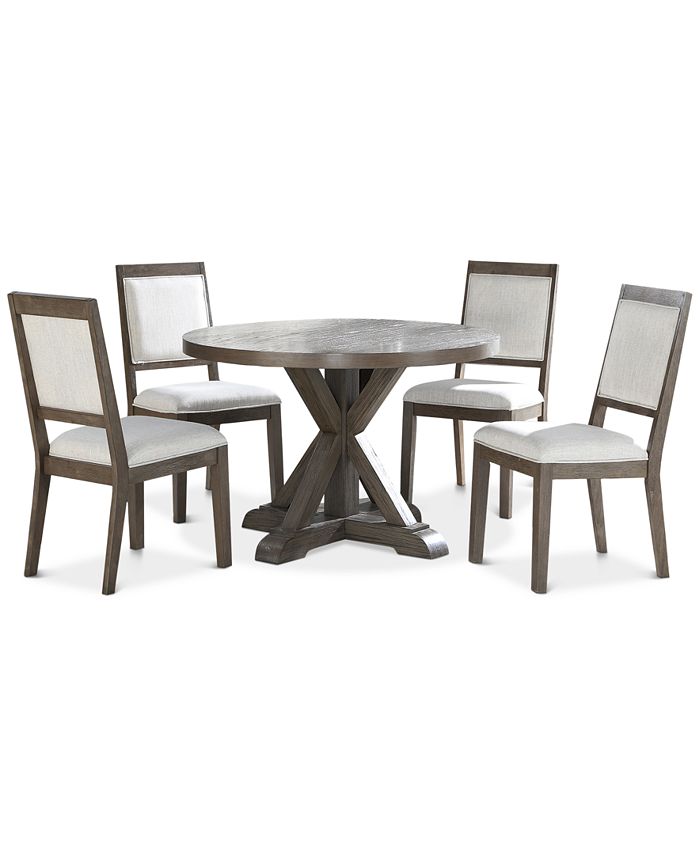 Steve Silver Molly 5 Pc Dining Set, 5 Piece Dining Room Set Round Table