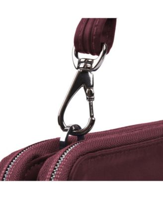 Travelon Anti-Theft Parkview Double Zip Crossbody Clutch - Black