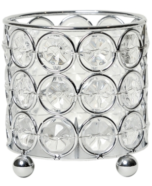 Elegant Designs Elipse Crystal Decorative Flower Vase Candle Holder Wedding Centerpiece