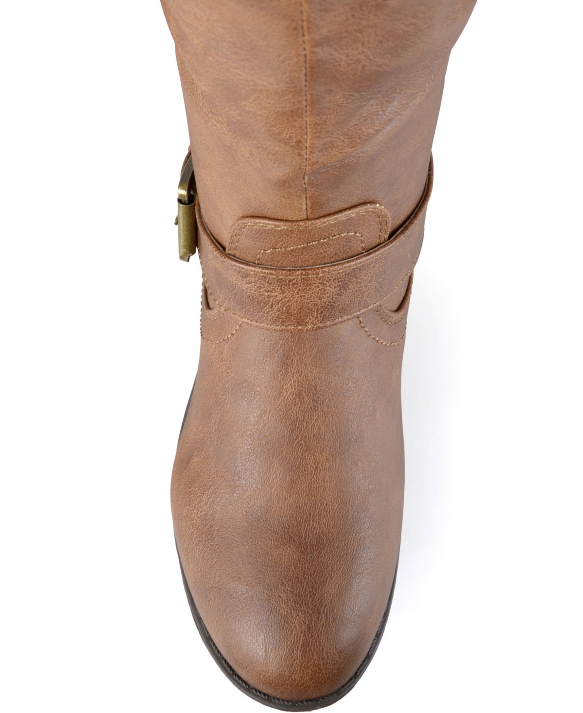 Journee Collection Women's Spokane Extra Wide Calf Knee High Riding Boots