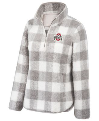 ohio state women's sherpa pullover