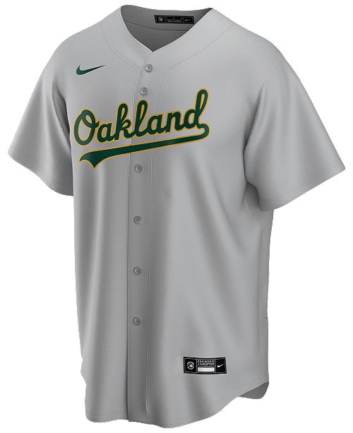 Nike Men S Oakland Athletics Official Blank Replica Jersey