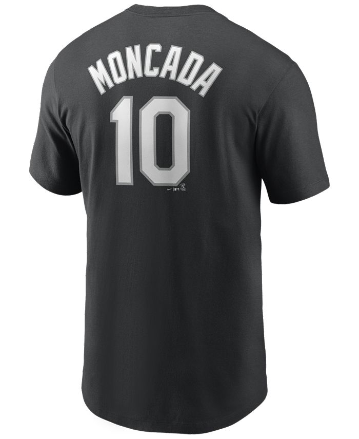 Nike Men's Yoan Moncada Chicago White Sox Name and Number Player T ...