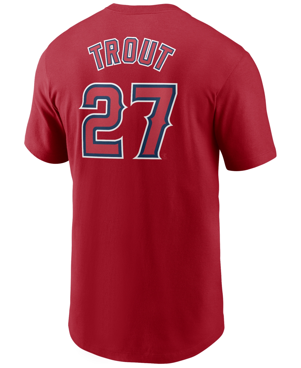 Nike Men's Mike Trout Los Angeles Angels Name and Number Player T-Shirt