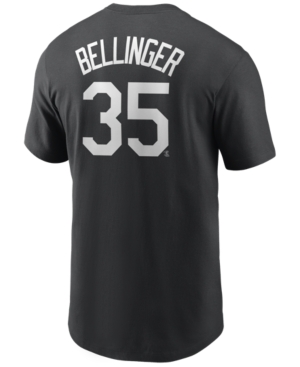 Shop Nike Men's Cody Bellinger Los Angeles Dodgers Name And Number Player T-shirt In Black