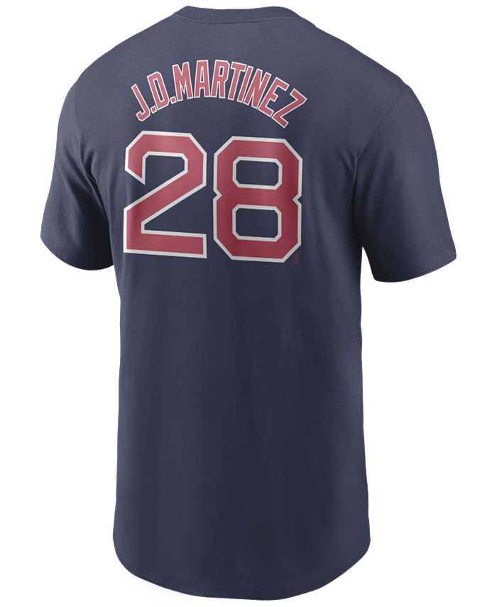Nike Men's J.D. Martinez Boston Red Sox Name and Number Player T