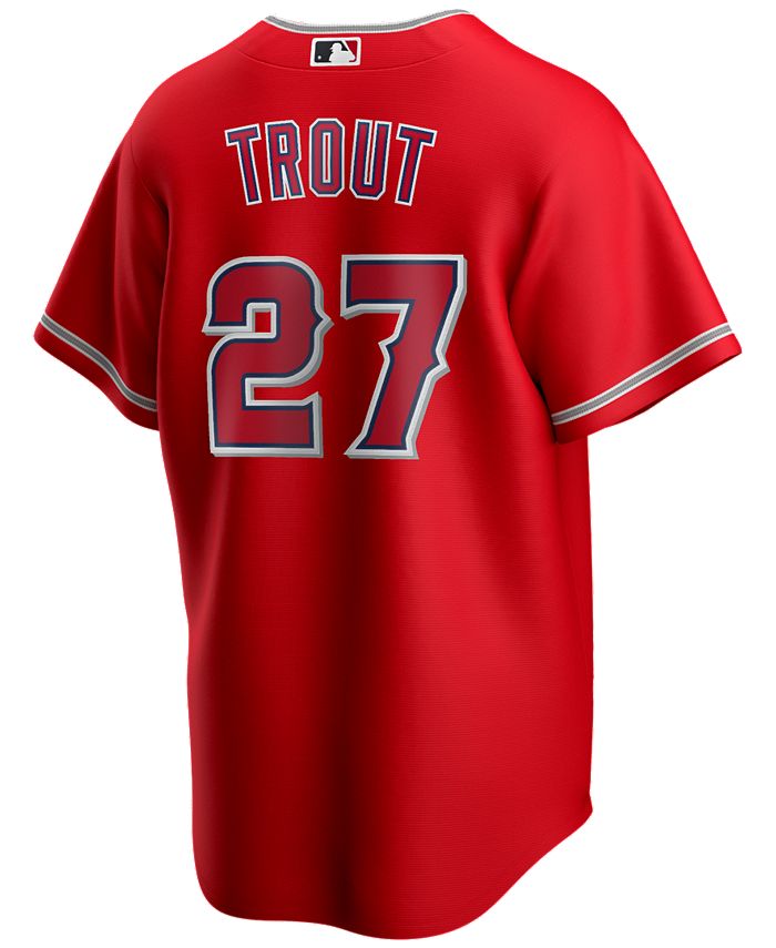 Nike Men's Mike Trout Los Angeles Angels Official Player Replica Jersey ...