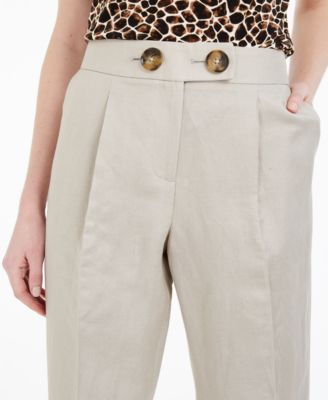calvin klein linen shorts