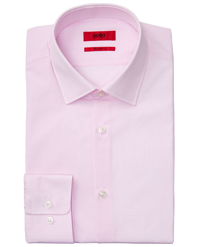 Hugo Boss BOSS Men's Slim-Fit Pink Mabel Dress Shirt - Macy's